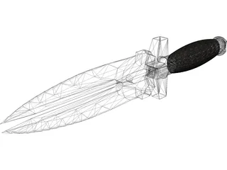 Dagger Double Shadow 3D Model preview