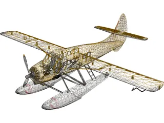 de Havilland Canada DHC-3 Otter 3D Model preview