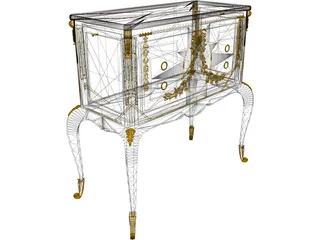 Drinks Cabinet 3D Model preview