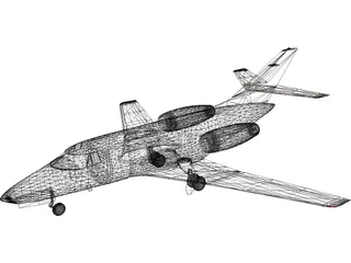 Dassault Falcon 3D Model preview