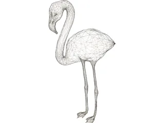 Flamingo 3D Model preview