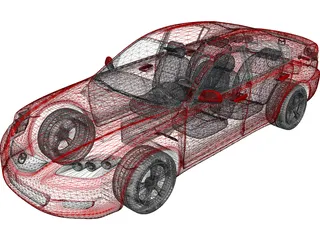 Mazda 3 Sedan (2004) 3D Model preview