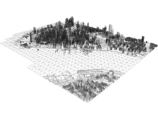 City Part Lower Manhattan (New York) 3D Model preview