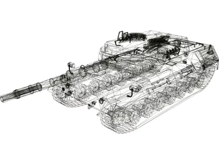 Leopard 3D Model preview
