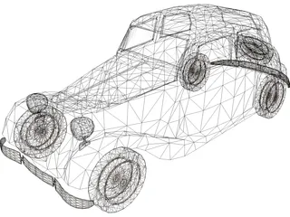 Mercedes-Benz 170 3D Model preview