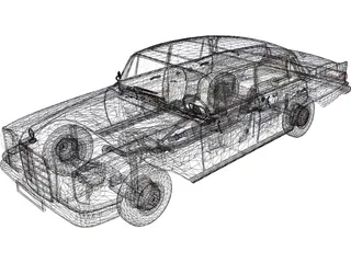 Mercedes-Benz 300 SE 3D Model preview