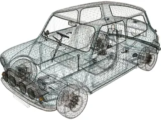 Mini Cooper S (1964) 3D Model preview