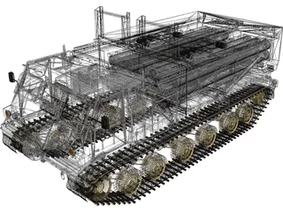 MLRS M270 3D Model preview
