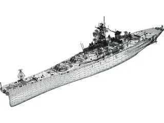 New Jersey BB 62 (83) 3D Model preview