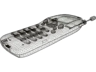 Phone Mobile Nokia 3D Model preview
