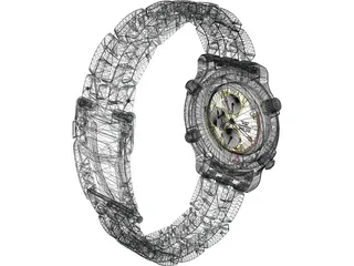 Racer Watch 3D Model preview