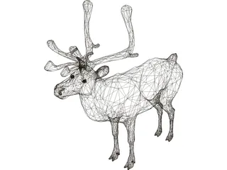 Reindeer 3D Model preview