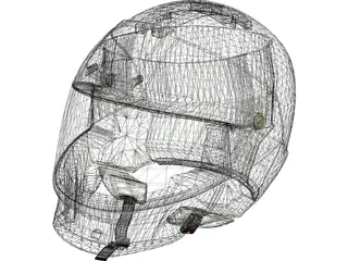 Helmet Shoei 3D Model preview