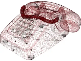 Telephone 3D Model preview