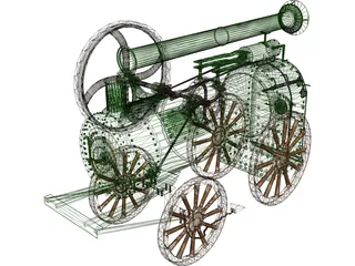 Tractor 3D Model preview