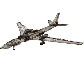 Tupolev Tu-16 Badger 3D Model preview