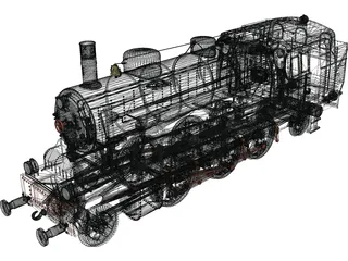 VLC75 Locomotive 3D Model preview