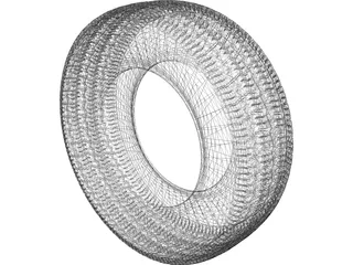 Tire 3D Model preview