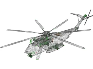 Sikorsky CH-53E Super Stallion 3D Model preview