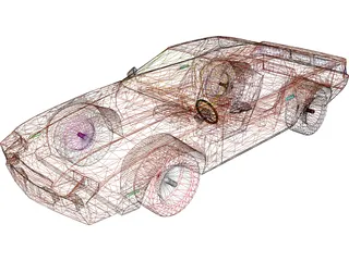 Chevrolet Berlinetta (1983) 3D Model preview