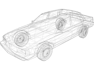 Oldsmobile Cutlass Ciera (1983) 3D Model preview