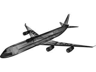 Airbus A320 3D Model preview