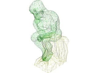 Thinker 3D Model preview