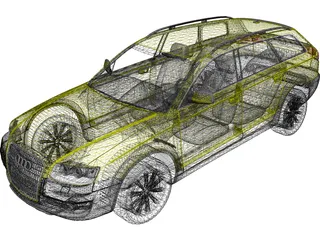 Audi Allroad (2007) 3D Model preview
