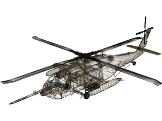 Sikorsky MH-60 3D Model preview