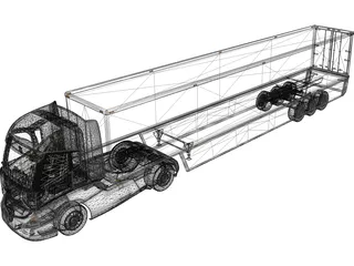 Renault Radiance Concept Truck 3D Model preview