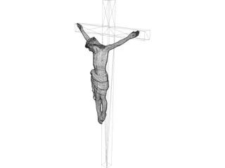 Crucifix 3D Model preview