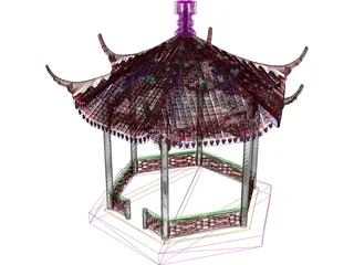 Pavilion 3D Model preview