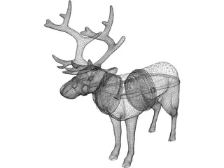Reindeer 3D Model preview