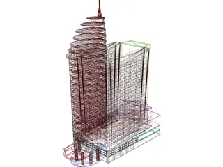 Building Office 3D Model preview
