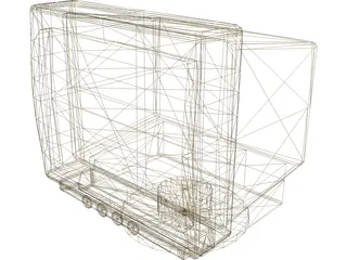 Monitor 3D Model preview