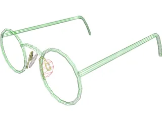 Eye Glasses 3D Model preview