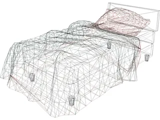 Bed 3D Model preview