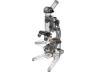 Microscope 3D Model preview