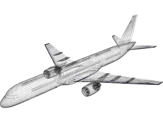 Boeing 757 3D Model preview