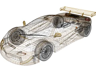 McLaren F1 GT1 (1997) 3D Model preview