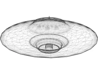 Flying Saucer 3D Model preview