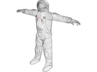Astronaut 3D Model preview