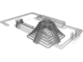 Chichen Itza 3D Model preview