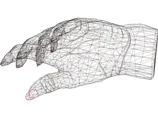 Hand Female 3D Model preview