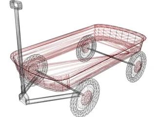 Wagon 3D Model preview