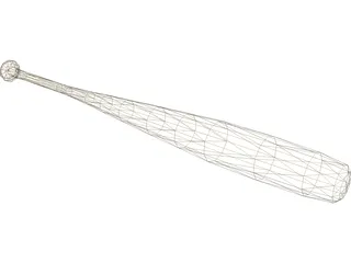 Baseball Bat 3D Model preview