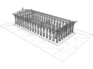 Parthenon 3D Model preview