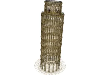Tower Of Pisa 3D Model preview