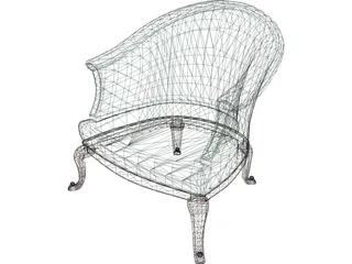 Chair Lounge 3D Model preview