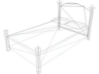 Bed 3D Model preview